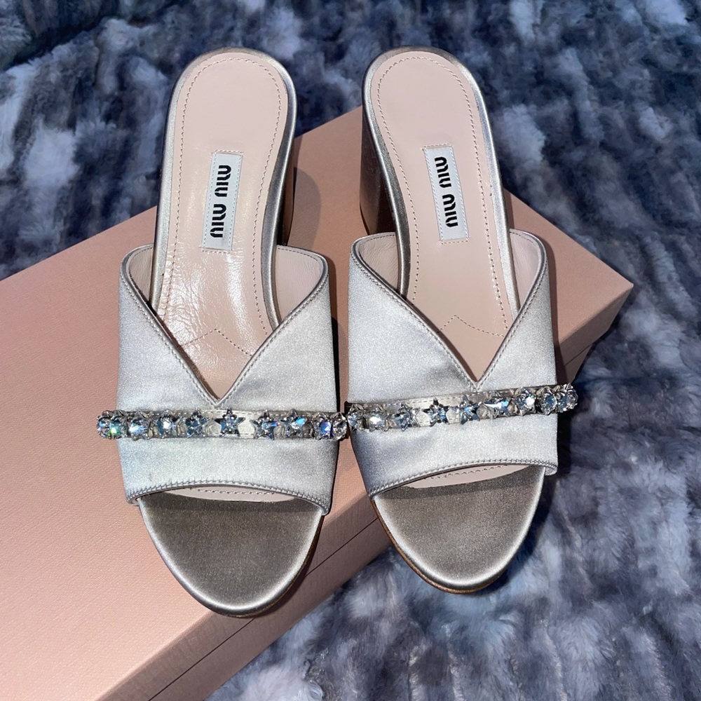 Miu Miu star mules - Picture 4 of 8